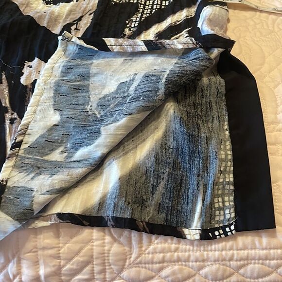 Josie Natori Silk and Cotton Blouse, Size Small - Picture 12 of 12
